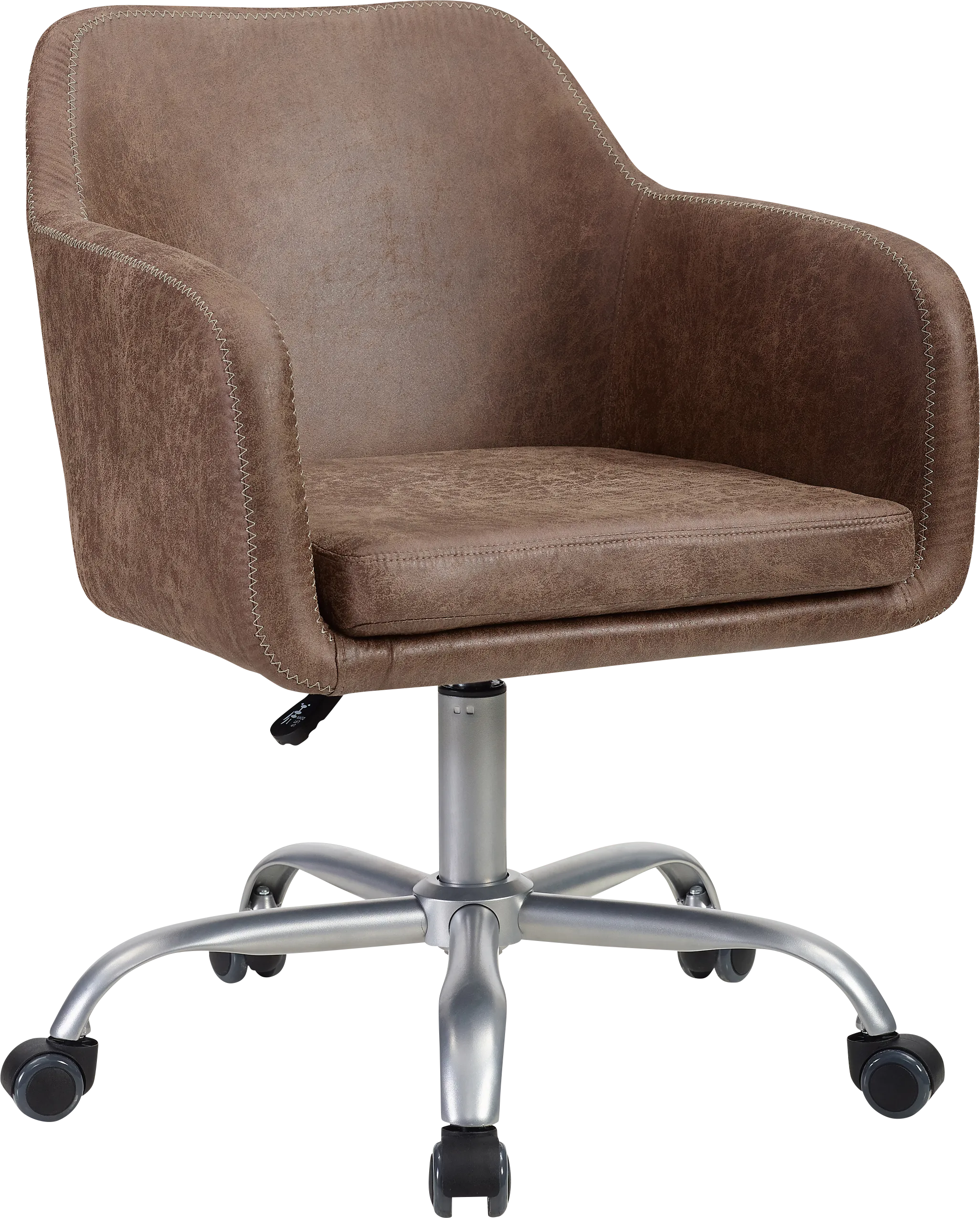 Ryburn Brown Office Chair - Thumbnail - Image 1