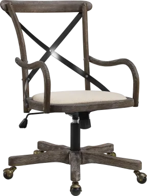 Basswood Gray Office Chair