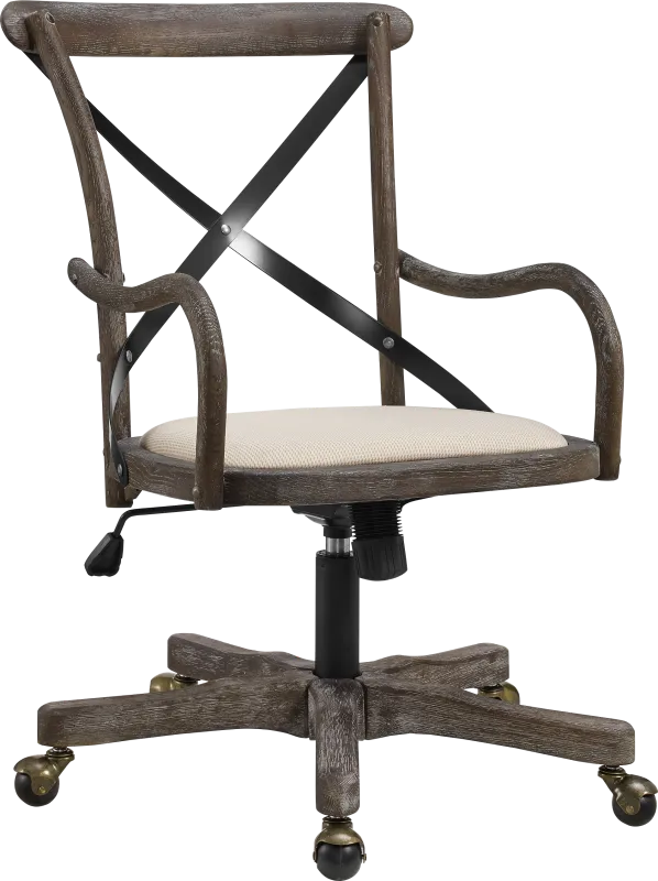 Basswood Gray Office Chair