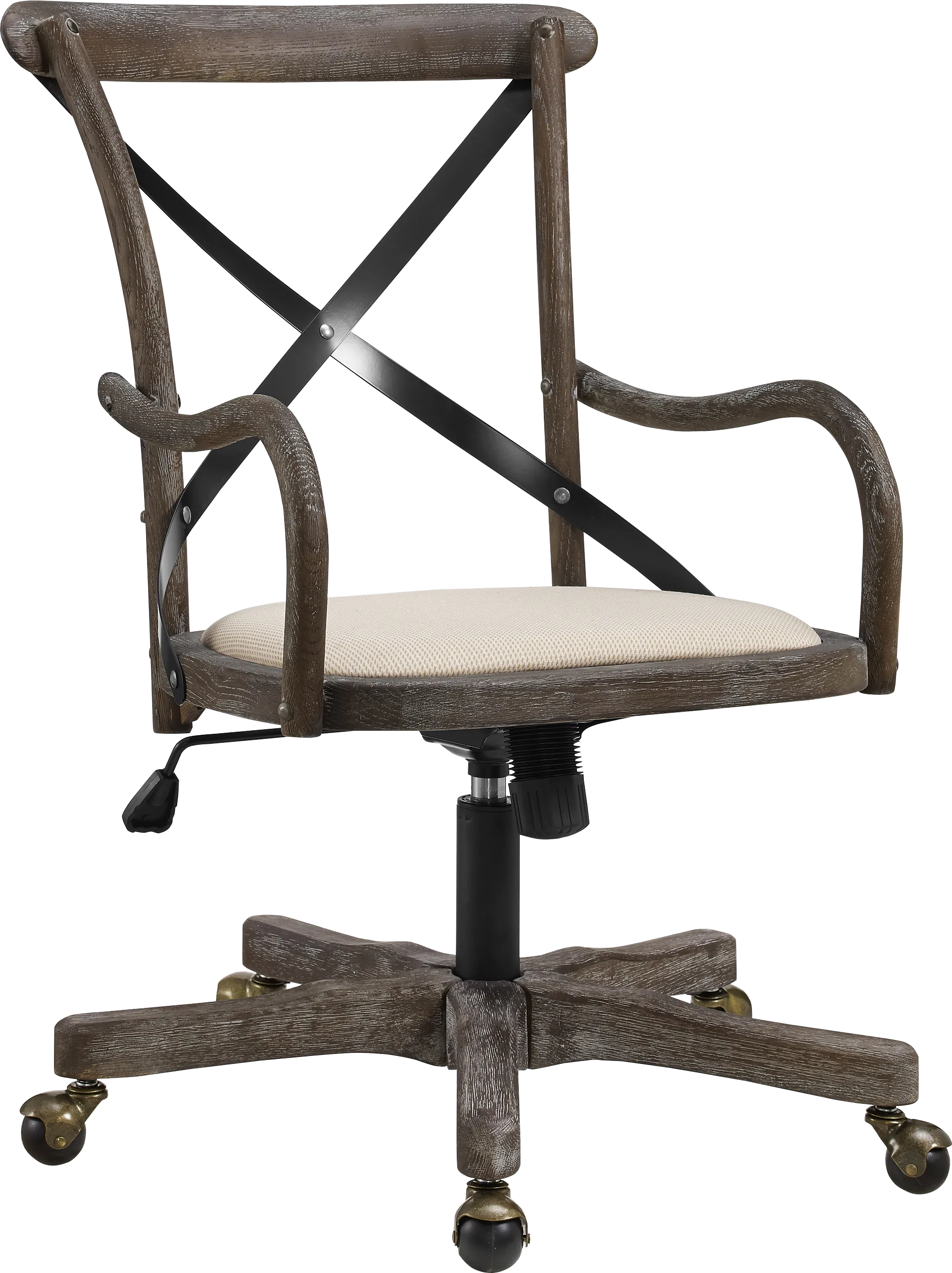 Basswood Gray Office Chair - Image 1