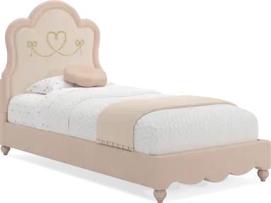 twin upholstered bed