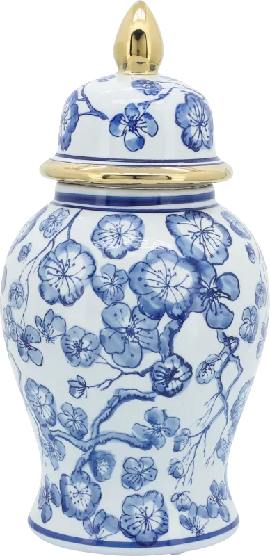 Palamedas Blue Temple Jar