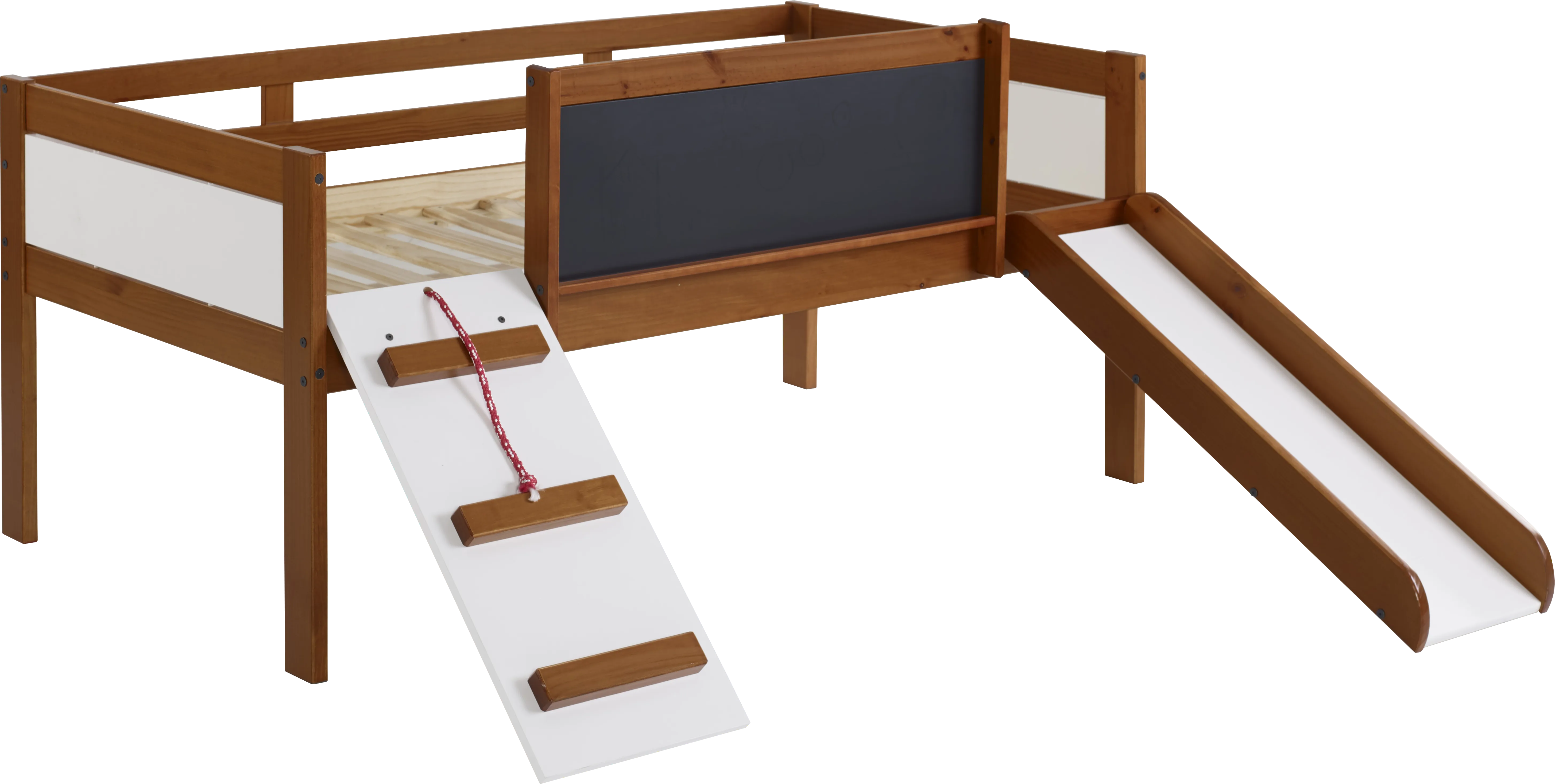 Isherwood Brown Twin Low Loft Bed - Thumbnail - Image 1