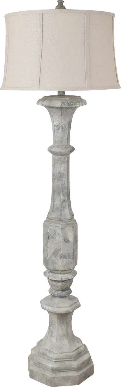 Rosefield Gray Floor Lamp - Image 1