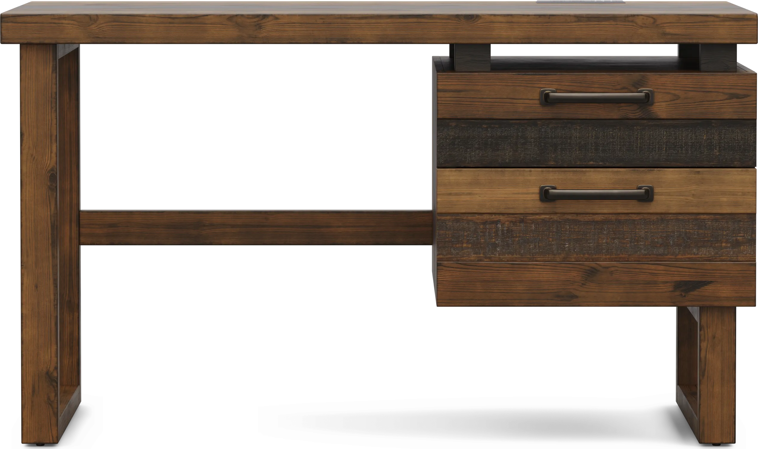Kids Westover Hills Jr Brown Desk - Thumbnail - Image 1