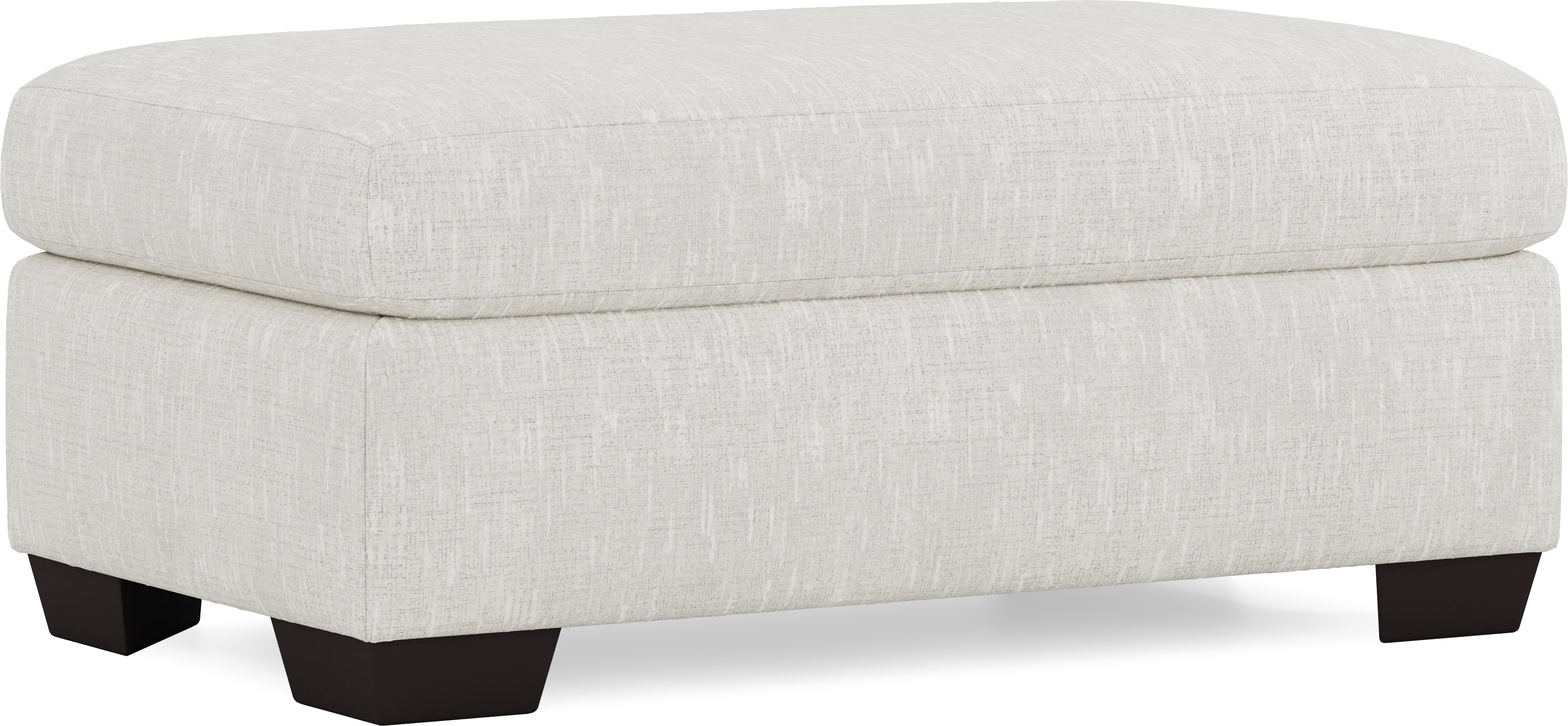 Charlton Park Ivory Ottoman - Thumbnail - Image 1