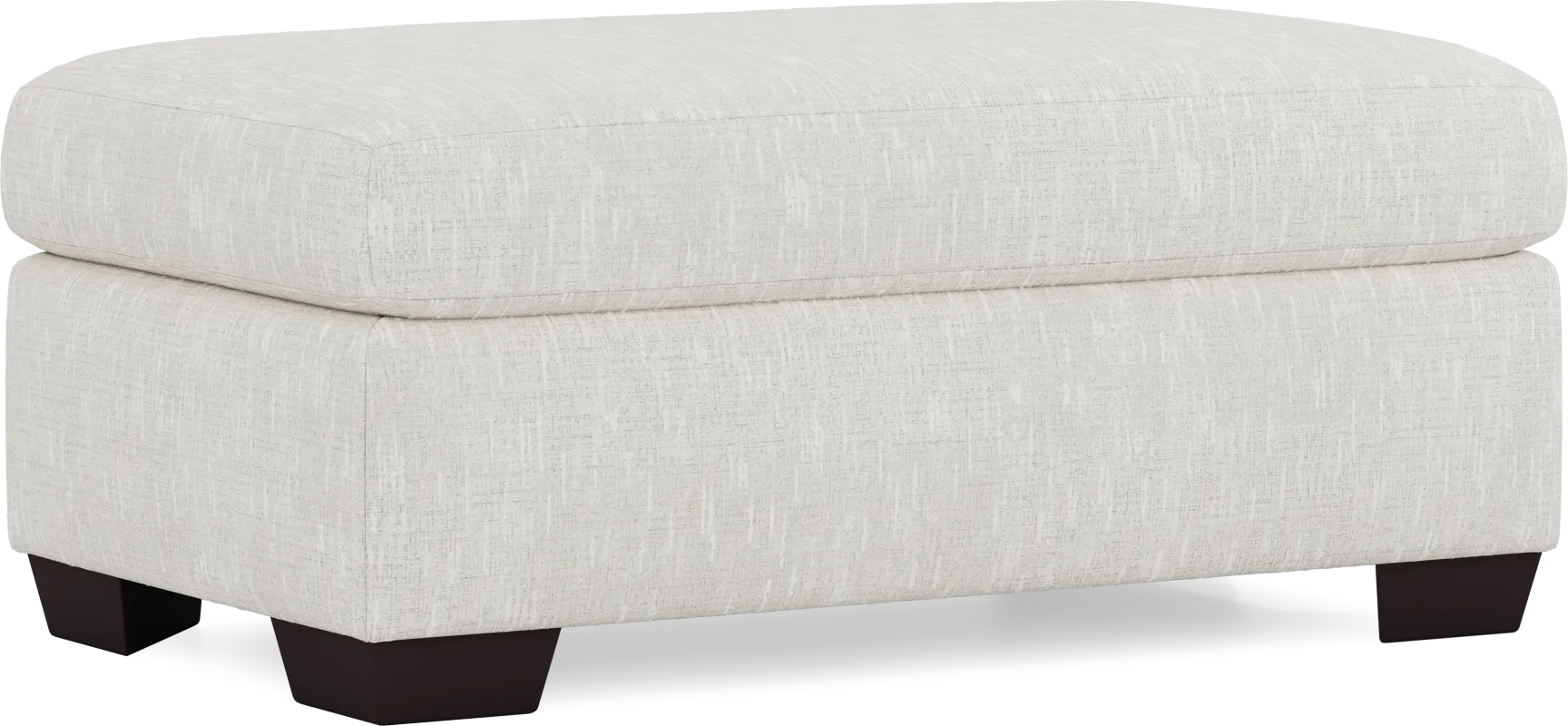 Charlton Park Ivory Ottoman