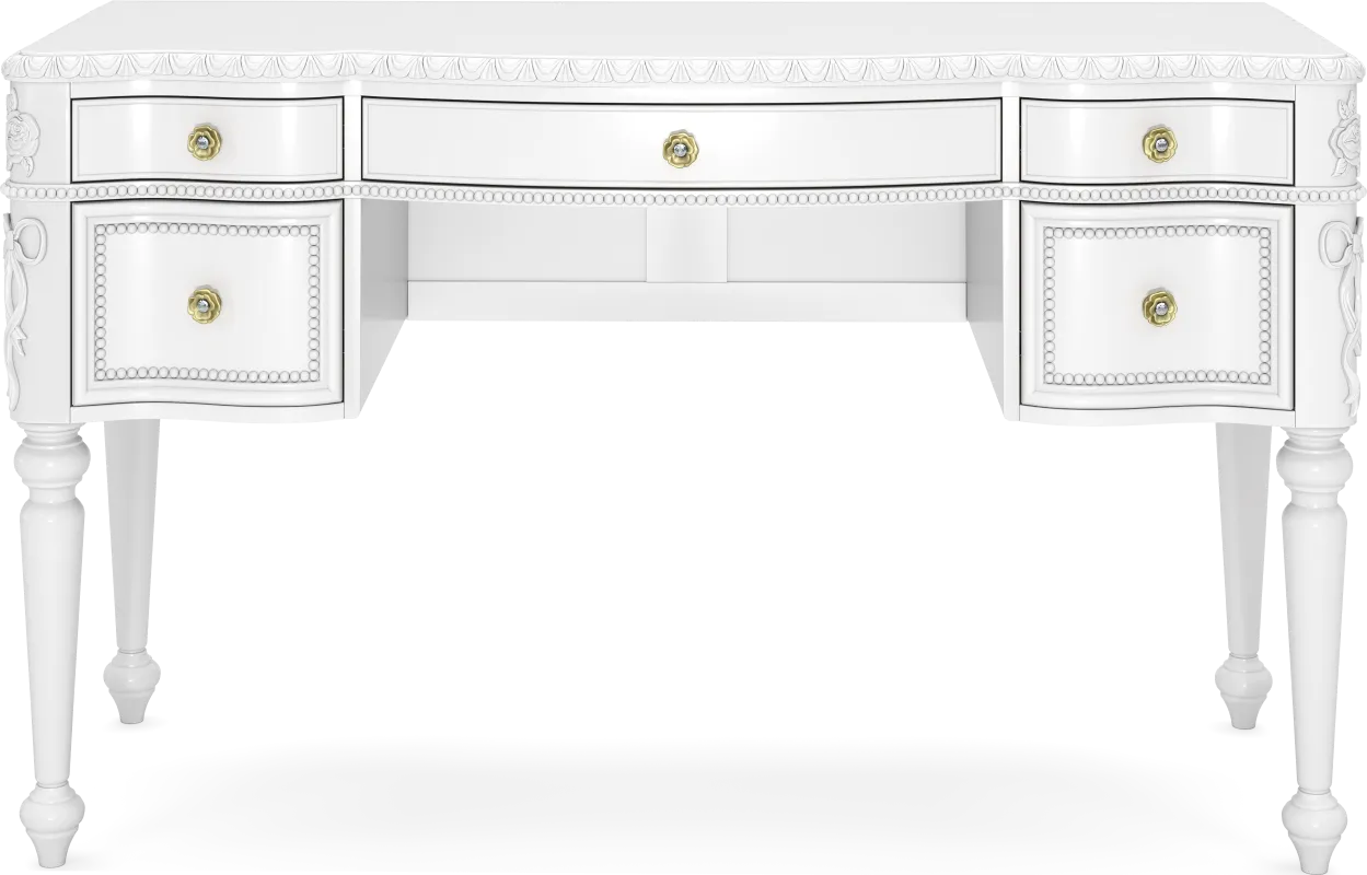 Disney Princess Sparkle White Desk