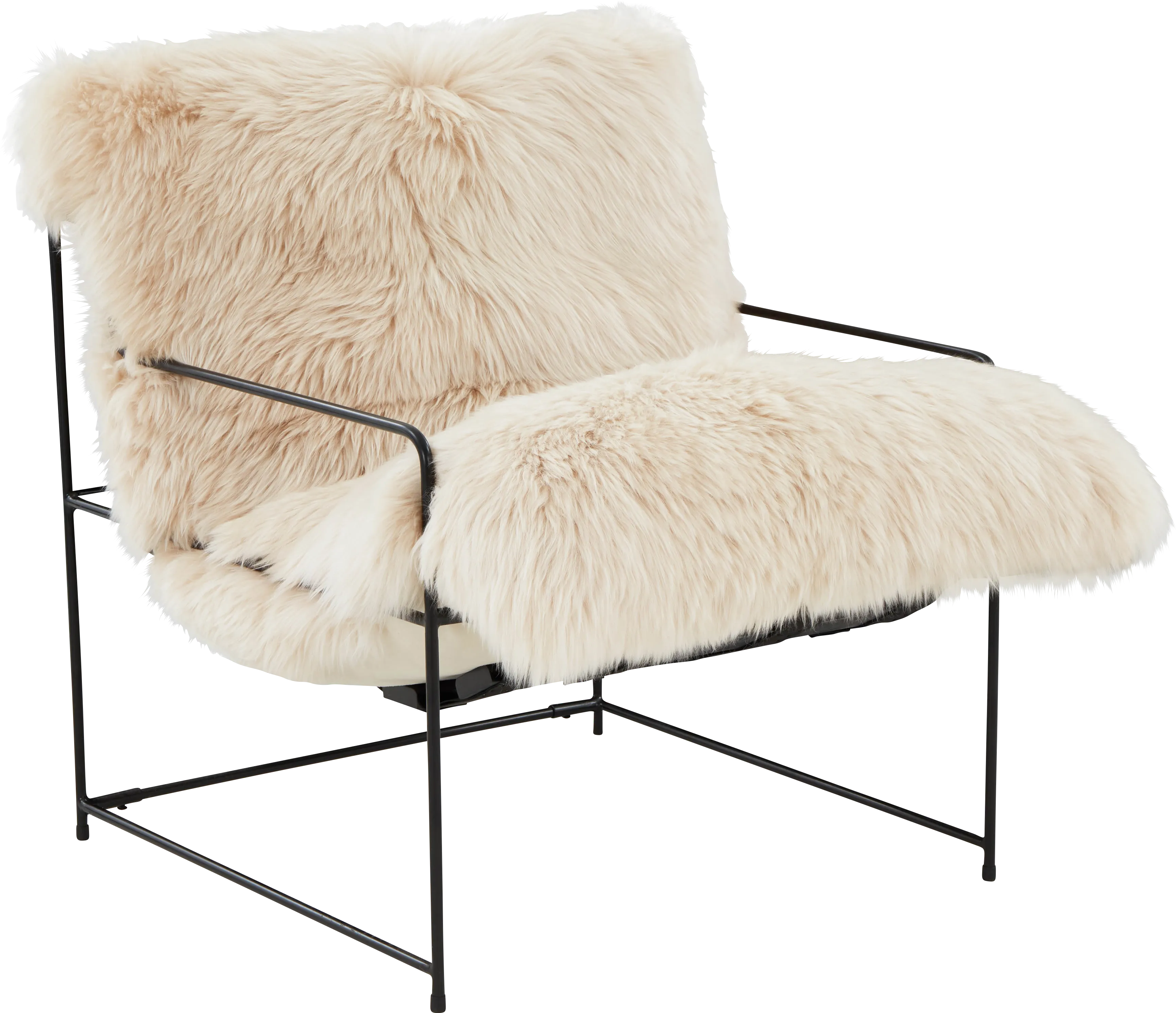 Kimi White Accent Chair - Thumbnail - Image 1