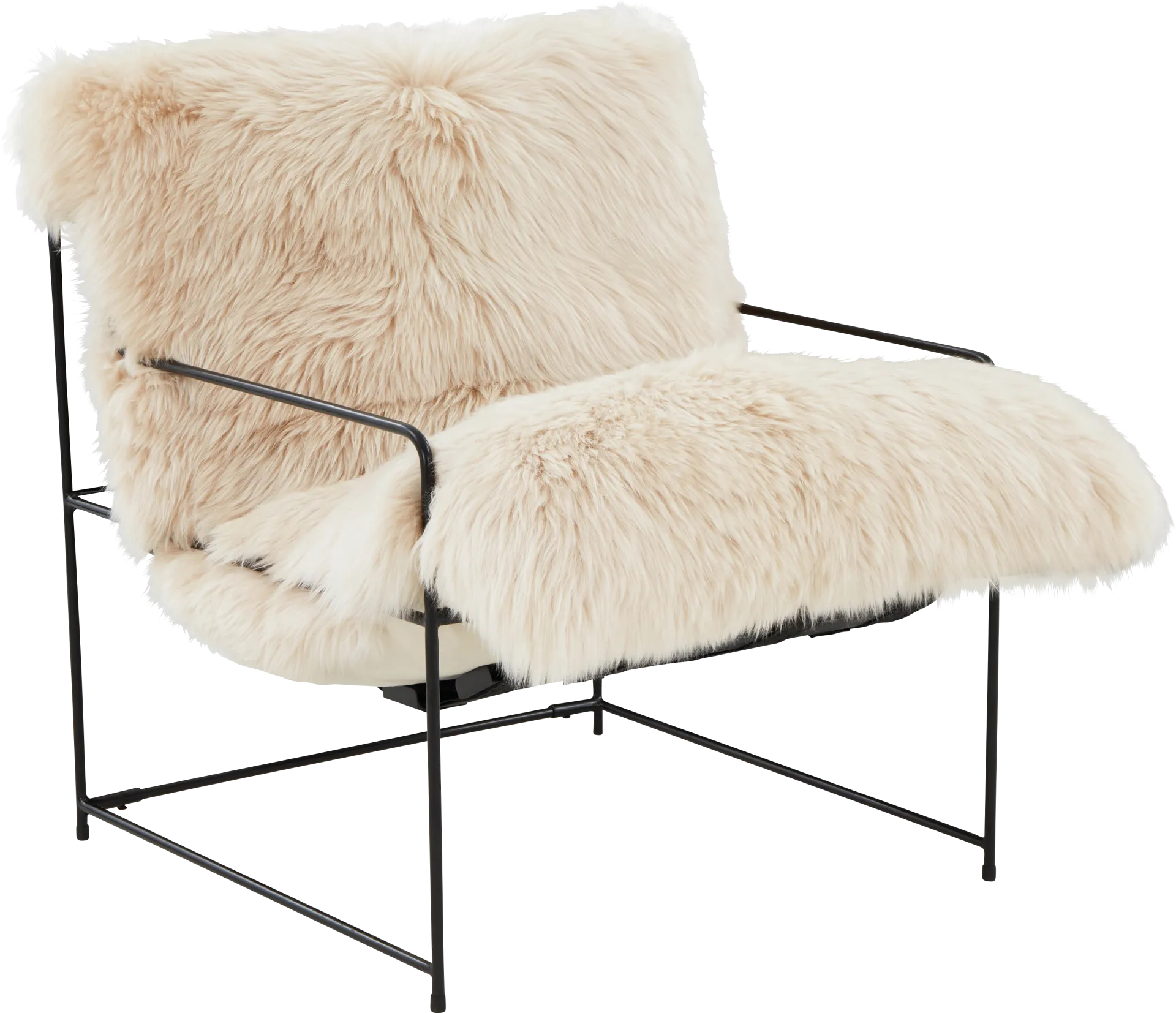 Kimi White Accent Chair - Image 1