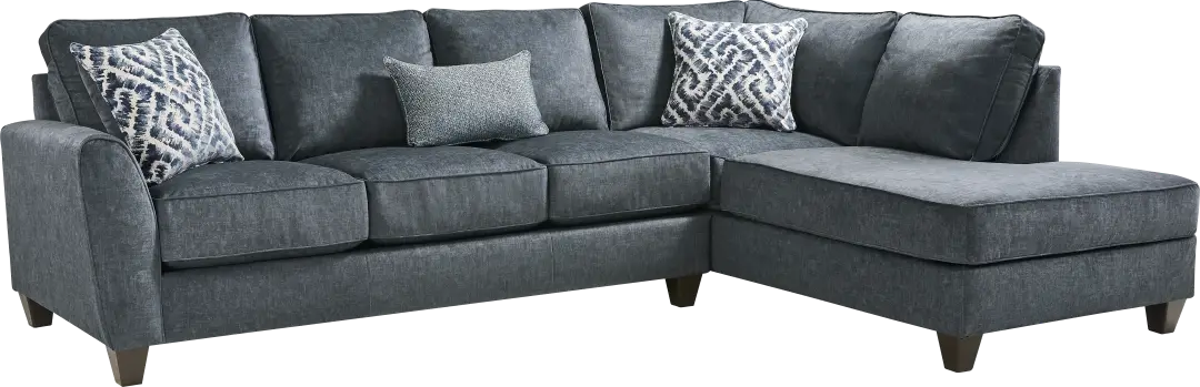 Callahan Navy 2 Pc Sectional