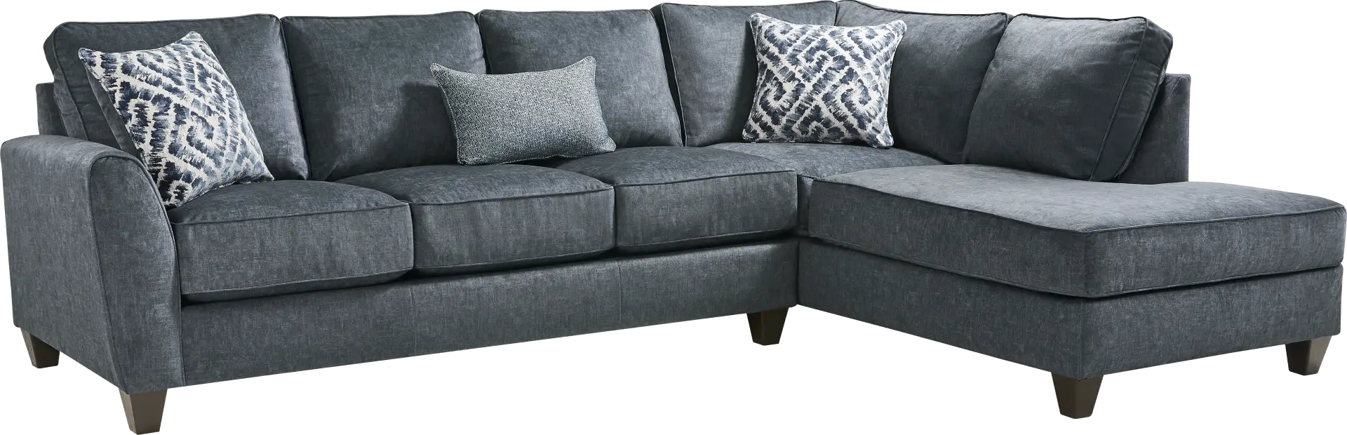 Callahan Navy 2 Pc Sectional