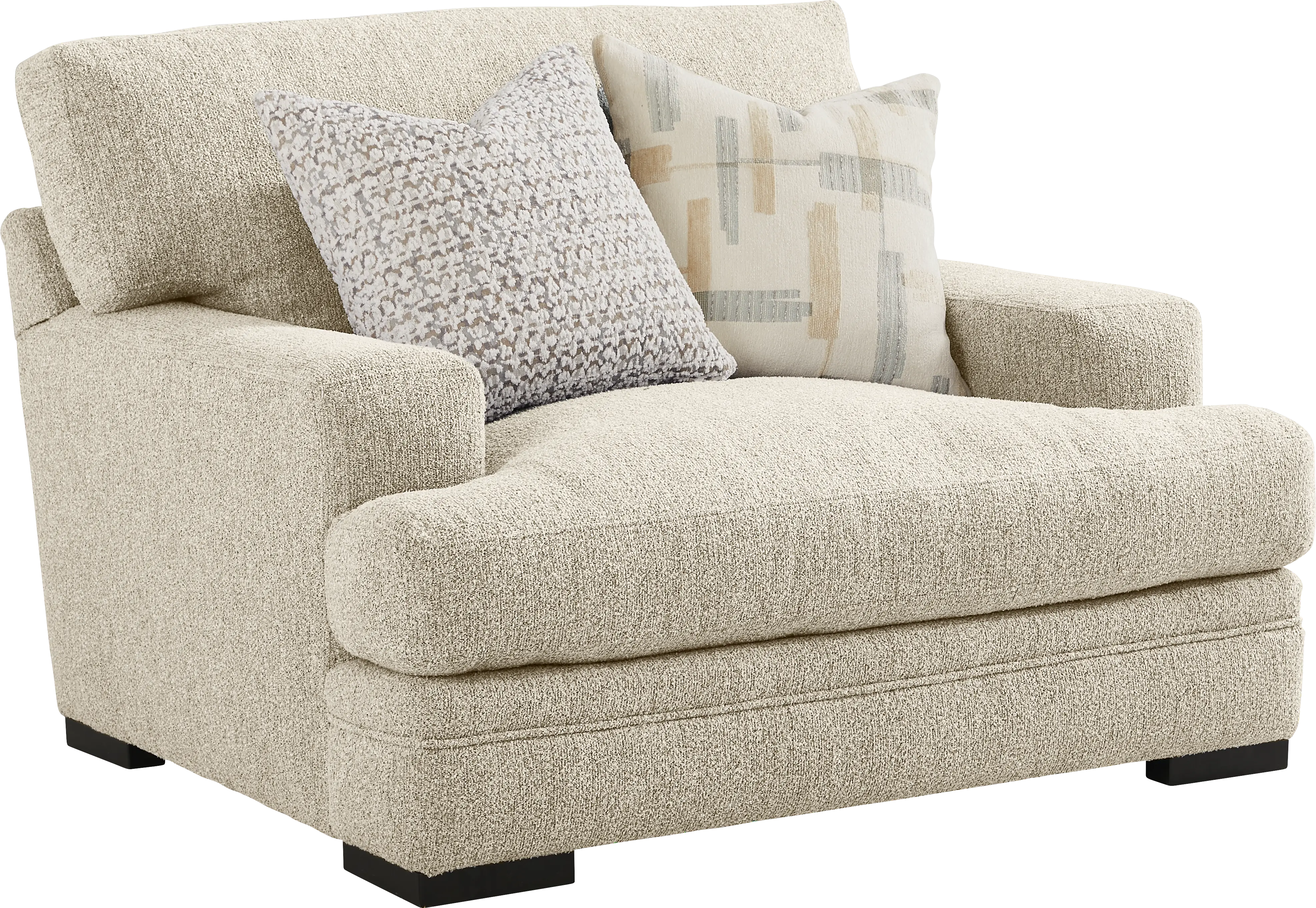 Channel Park Oatmeal Chair - Thumbnail - Image 1