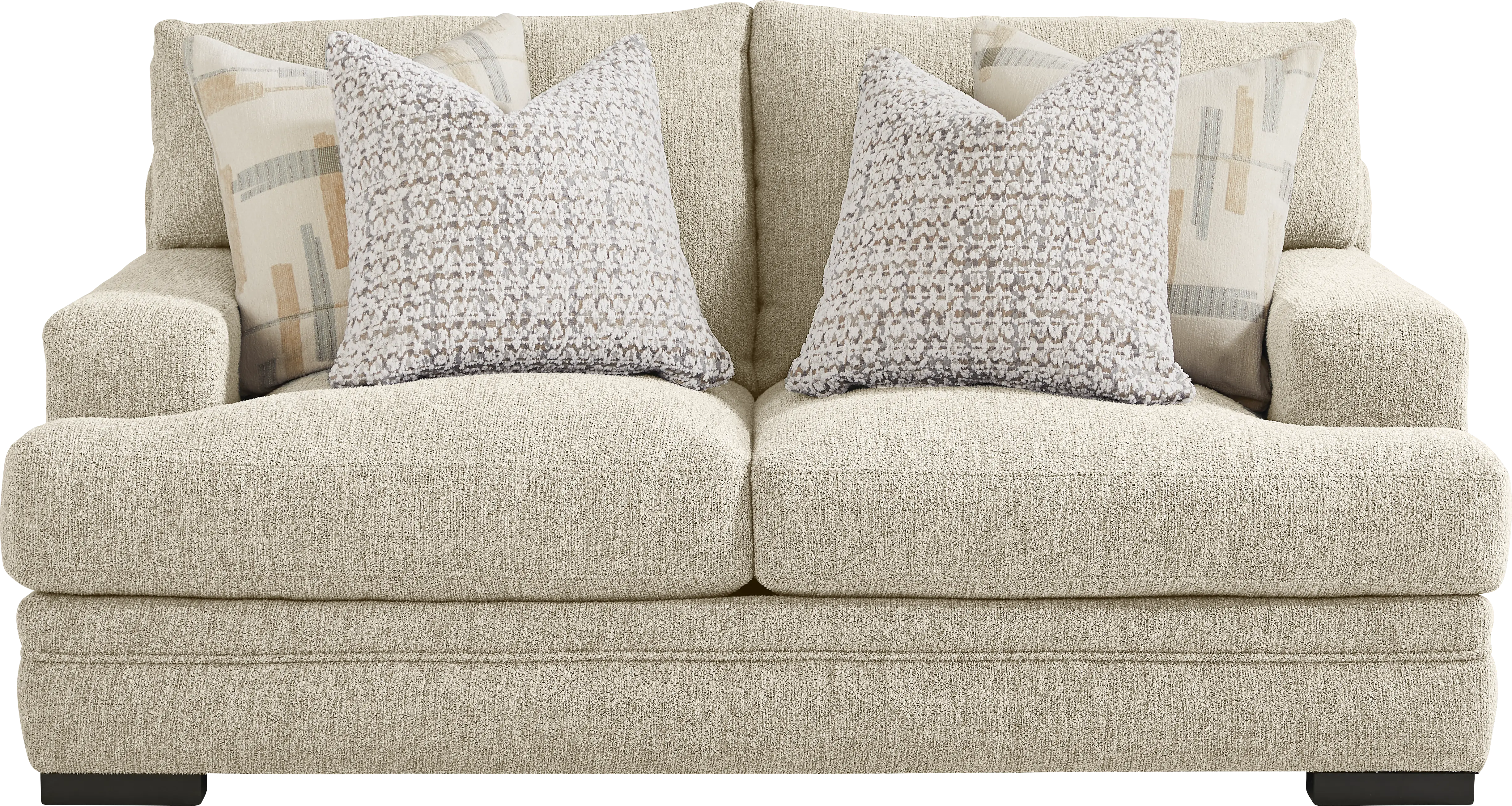 Channel Park Oatmeal Loveseat - Thumbnail - Image 1