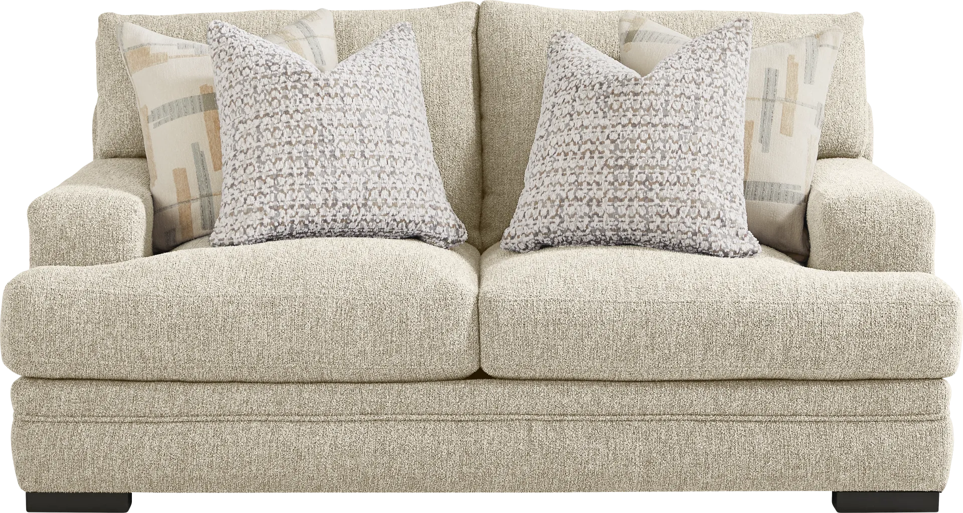 Channel Park Oatmeal Loveseat - Image 1
