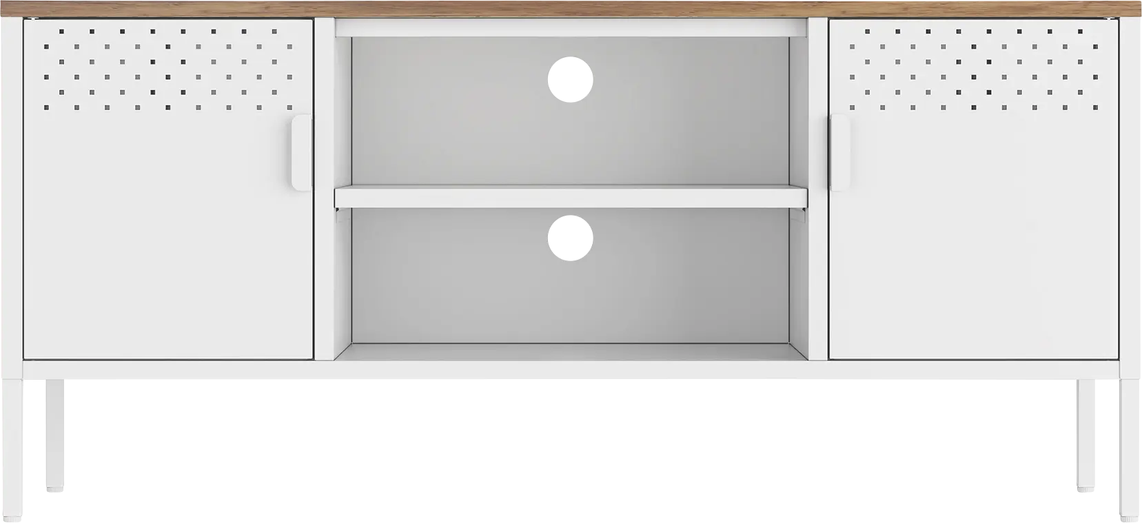 Shadoworks White 47.5 in. Console