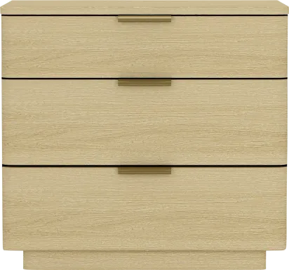 Stormways Brown and Gold Nightstand