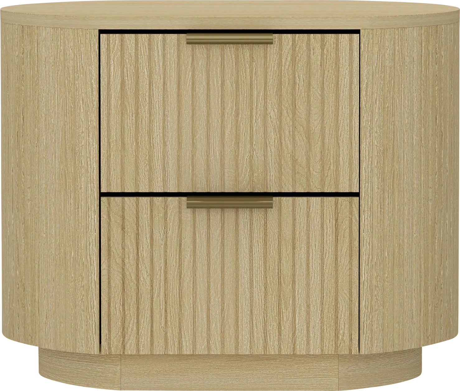 Crowpaw Brown and Gold Nightstand - Thumbnail - Image 1