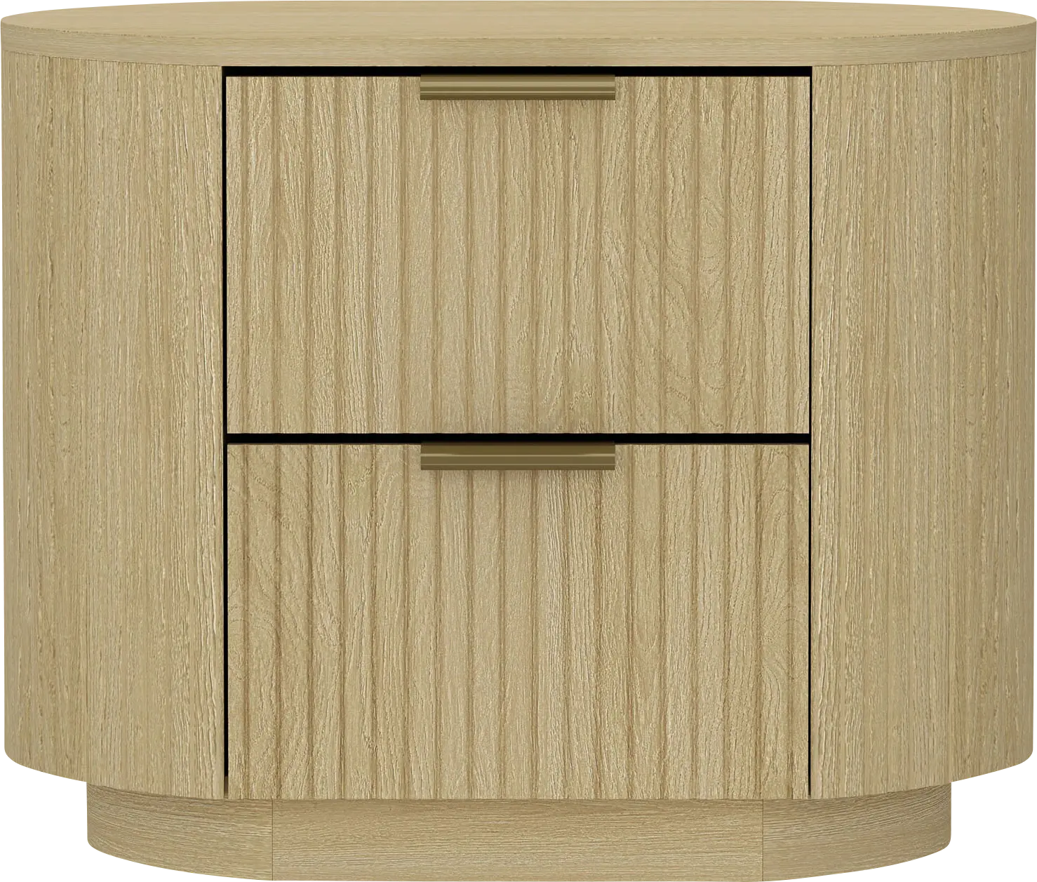 Crowpaw Brown and Gold Nightstand