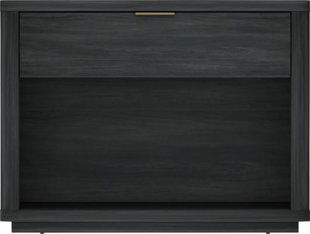 Golddale I Charcoal Gray Nightstand