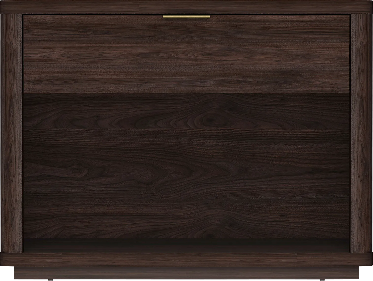 Golddale I Dark Brown Nightstand - Thumbnail - Image 1