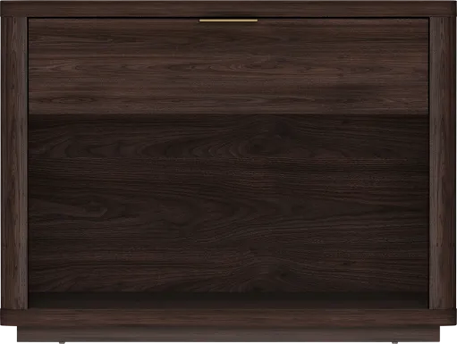 Golddale I Dark Brown Nightstand