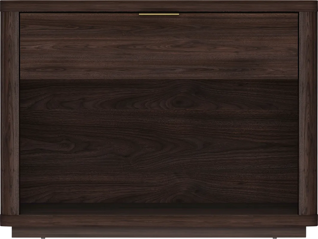 Golddale I Dark Brown Nightstand