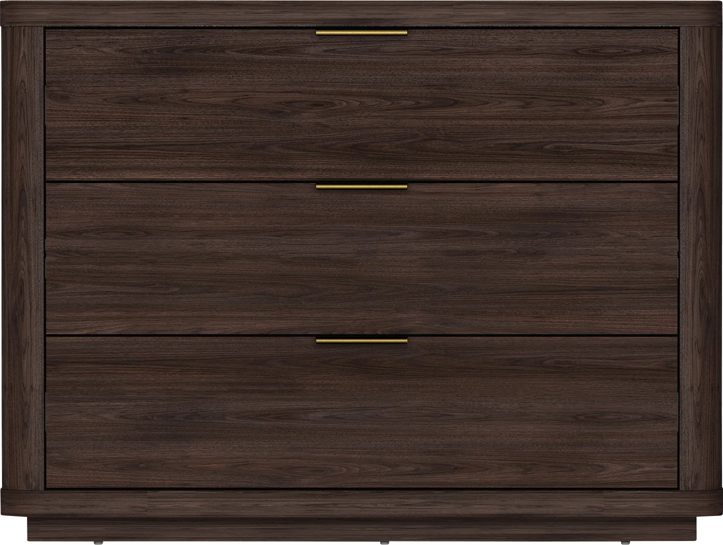 Golddale II Dark Brown Nightstand - Image 1