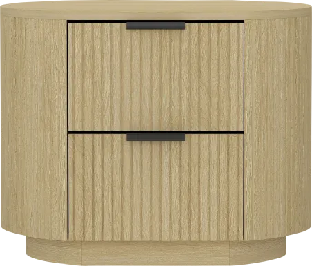 Crowpaw Brown and Black Nightstand