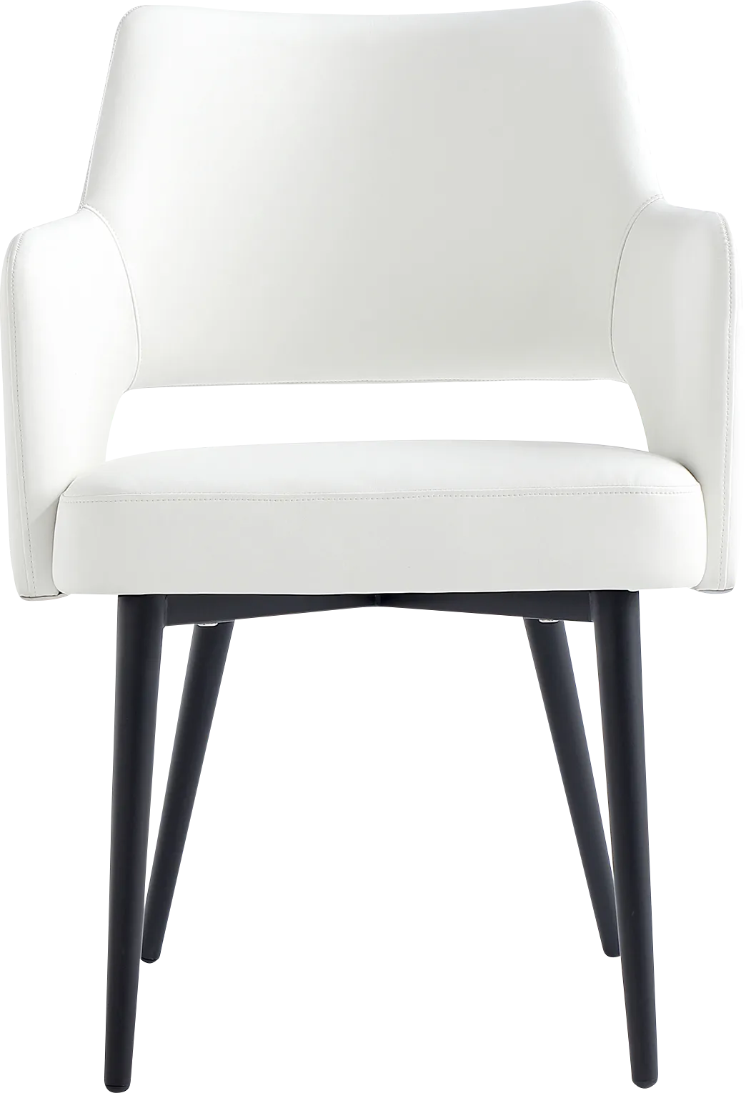 Owlwell White Arm Chair - Image 1