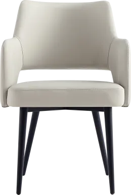 Owlwell Gray Arm Chair