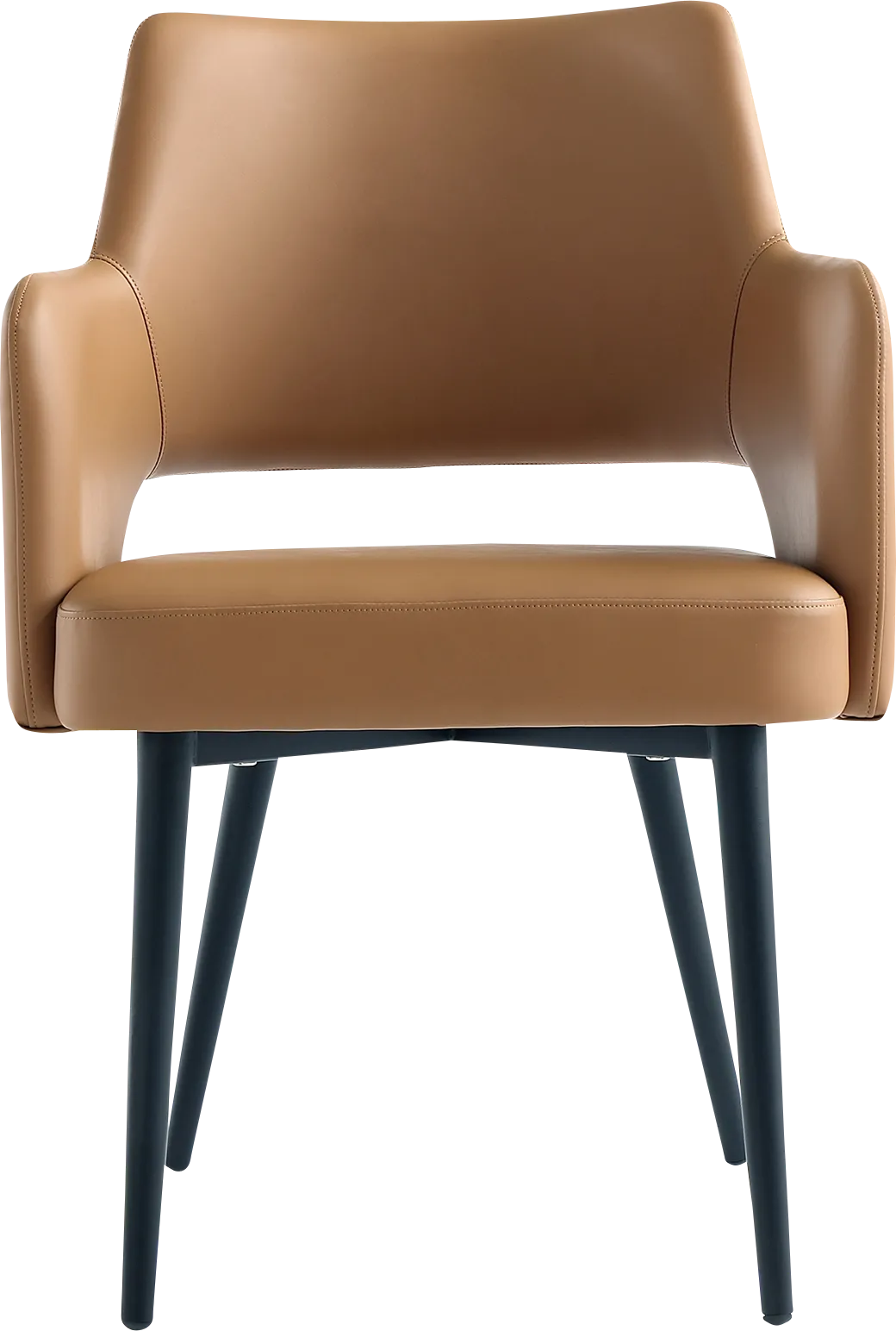 Owlwell Brown Arm Chair - Image 1