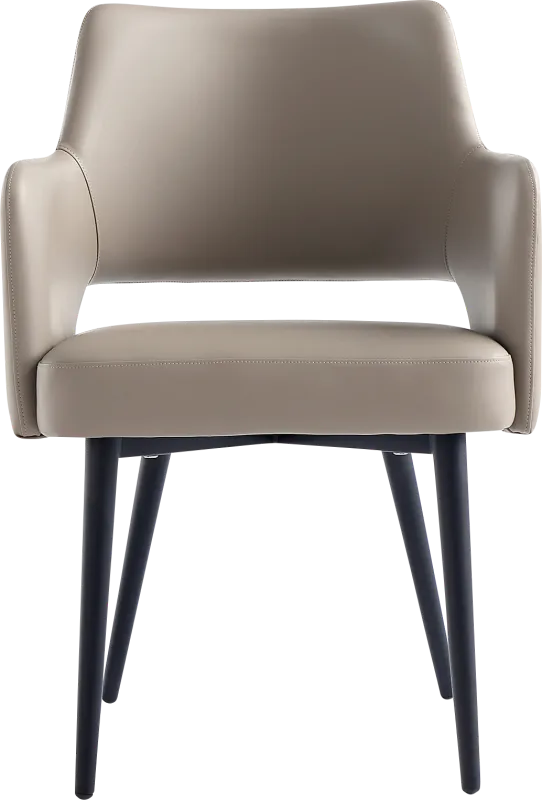 Owlwell Taupe Arm Chair