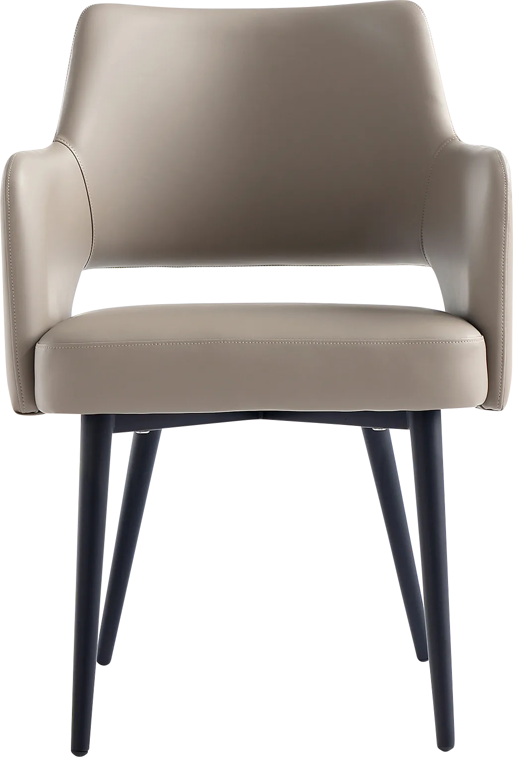 Owlwell Taupe Arm Chair - Image 1