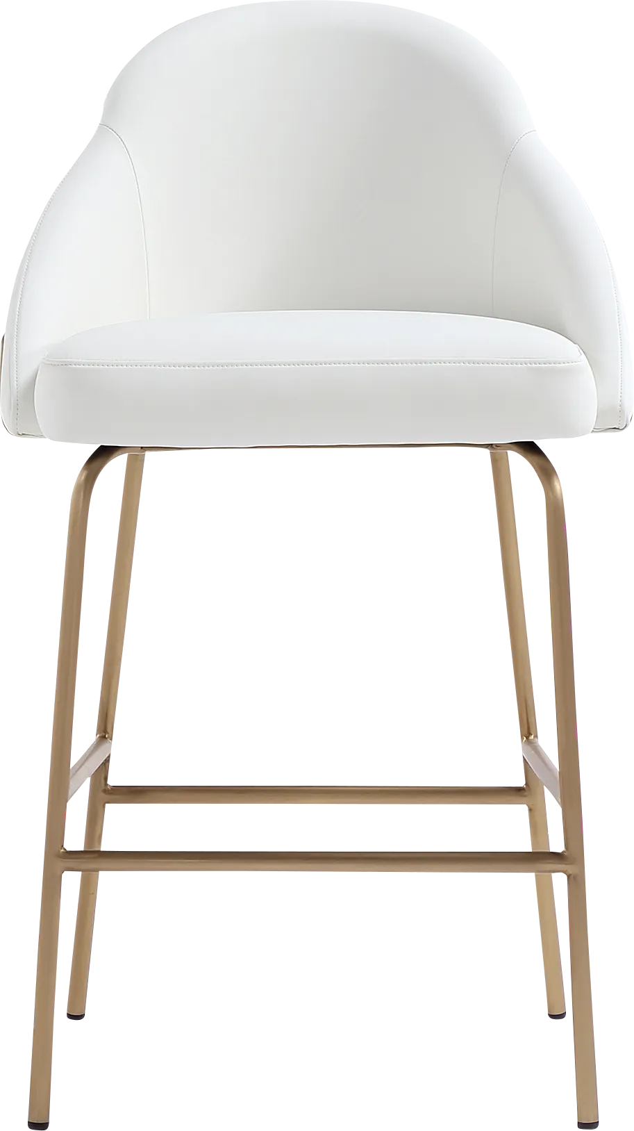 Acewalk II White Counter Height Stool - Thumbnail - Image 1