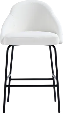Acewalk I White Counter Height Stool