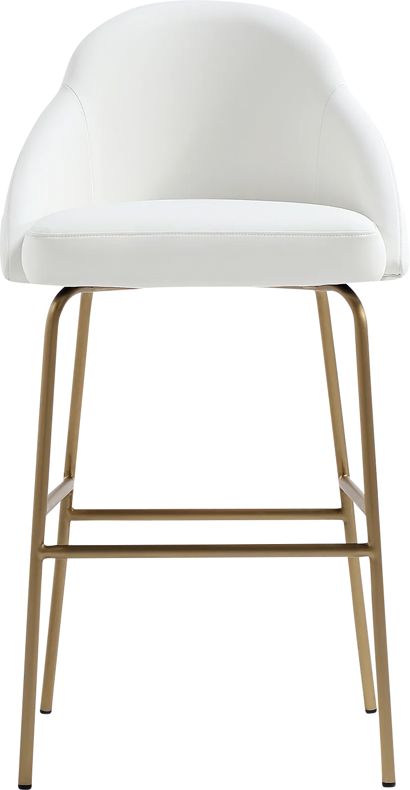 Acewalk II White Barstool - Thumbnail - Image 1