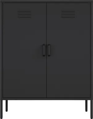 Hebnigan Black Accent Cabinet