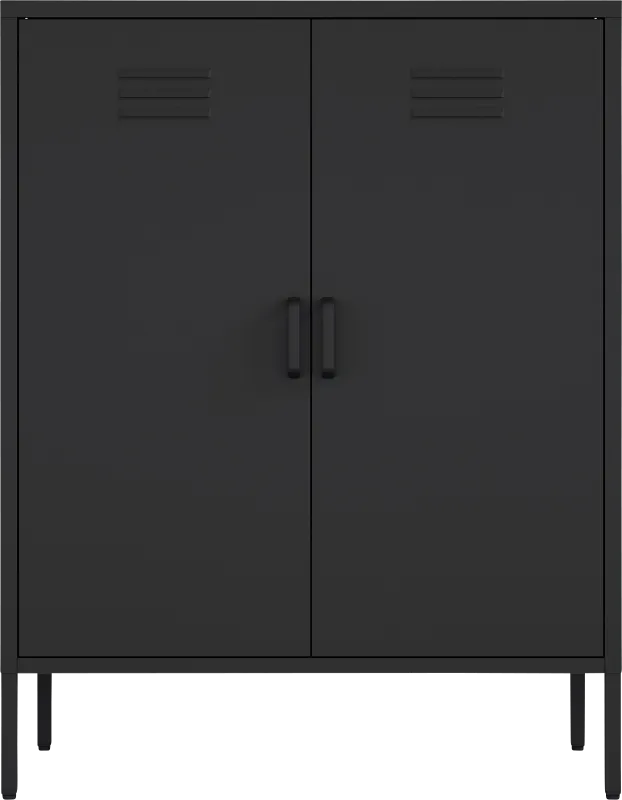 Hebnigan Black Accent Cabinet