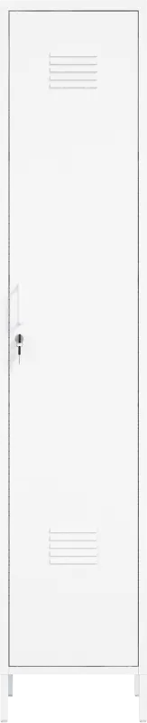 Hebnigan White Storage Cabinet