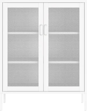 Primediany White Accent Cabinet