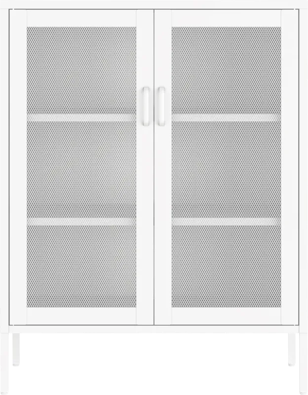Primediany White Accent Cabinet