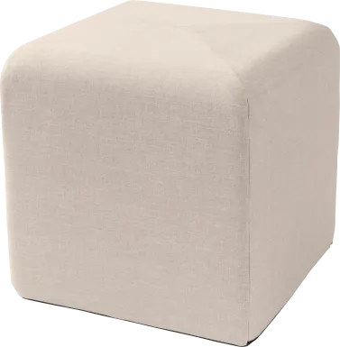 Edunci Light Gray Ottoman