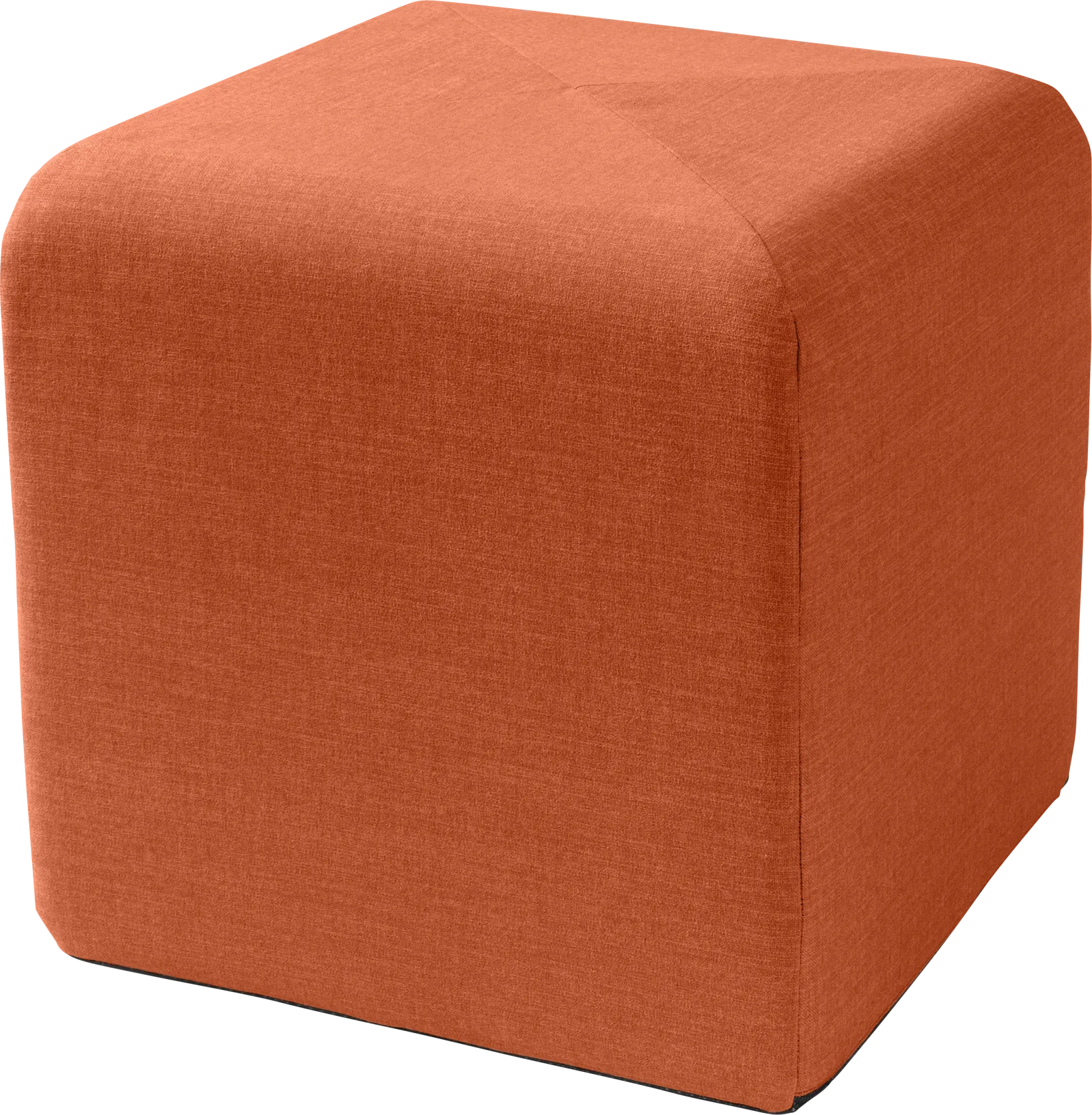 Edunci Orange Ottoman - Image 1