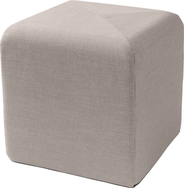Edunci Gray Ottoman
