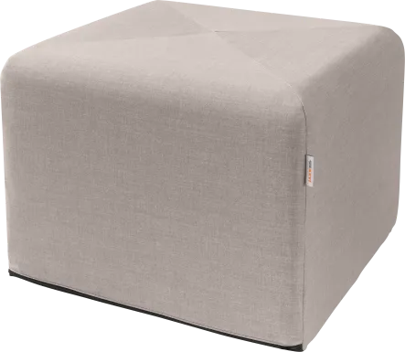Edunci Gray Large Ottoman