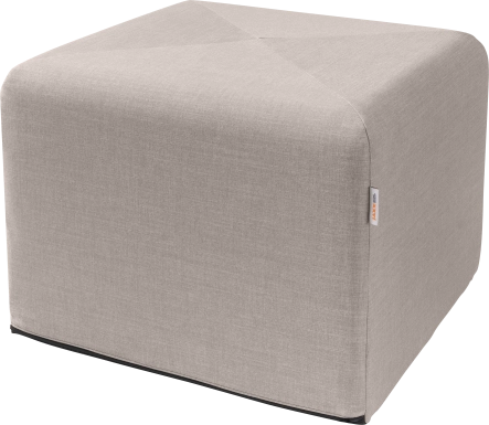 Edunci Gray Large Ottoman