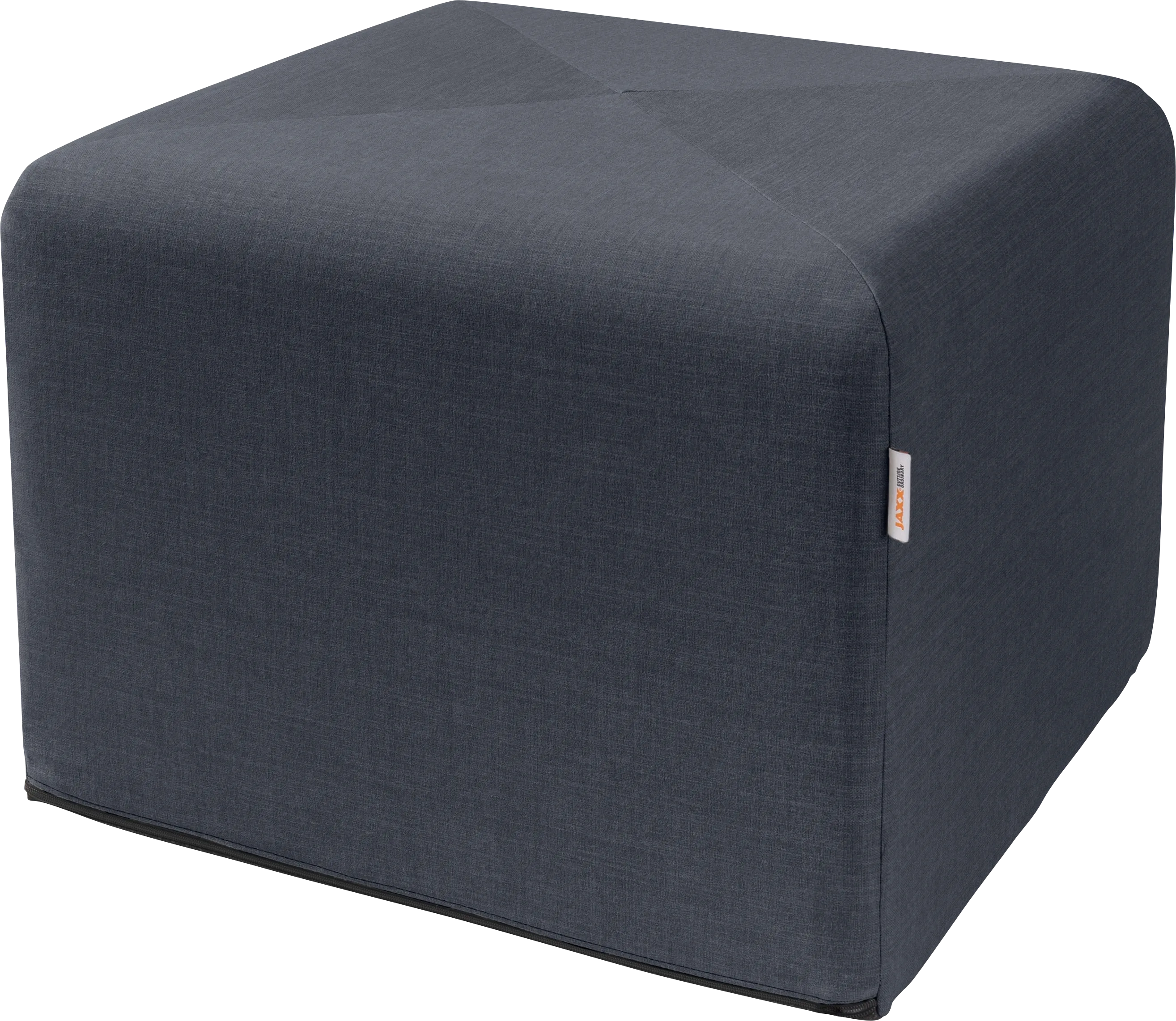 Edunci Blue/Denim Large Ottoman - Thumbnail - Image 1