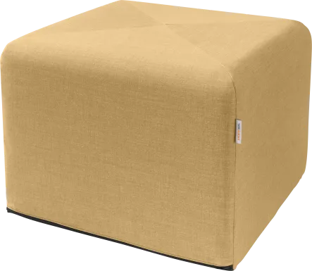 Edunci Beige Large Ottoman