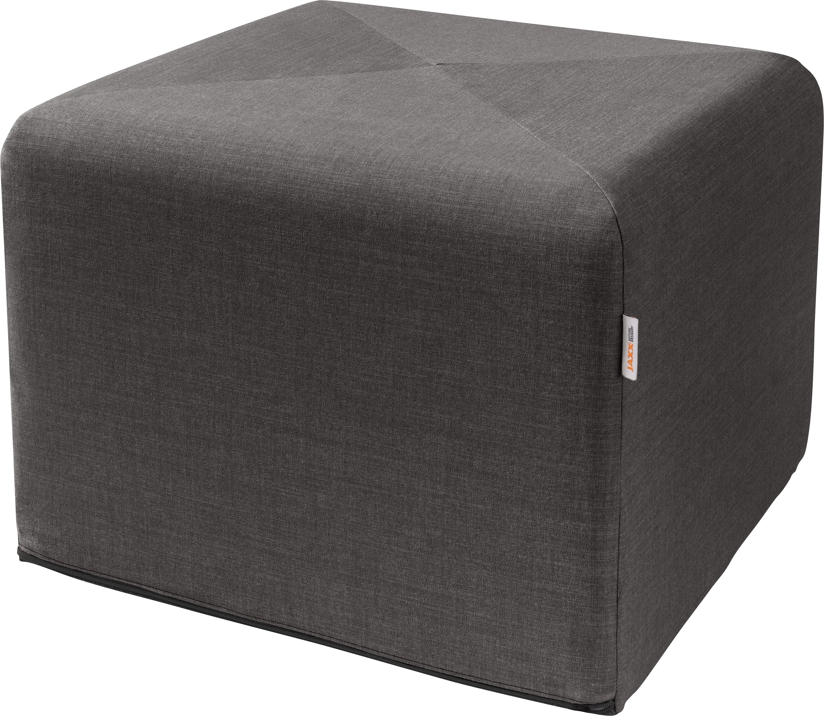 Edunci Black Large Ottoman - Thumbnail - Image 1